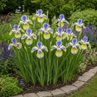 Ірис Sibirica Tipped in Blue фото