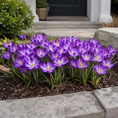Крокус Whitewell Purple фото