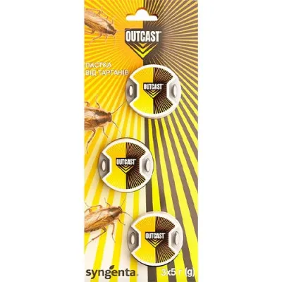 Пастка від тарганів Outcast 3х5г (15г), Syngenta фото