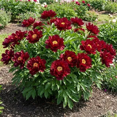 Півонія ITOH Chief Black Hawk фото