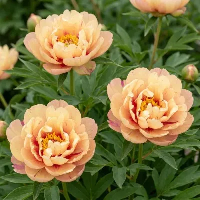Півонія ITOH Candy Cane фото