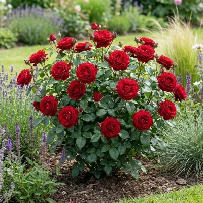 Троянда Red Flower Village фото