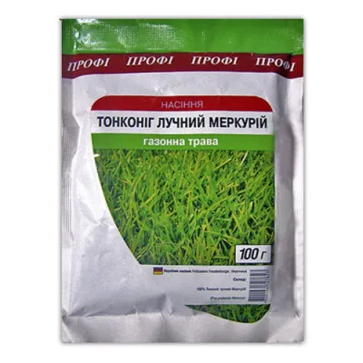 Газон Тонконіг лучний Меркурій, 100г фото