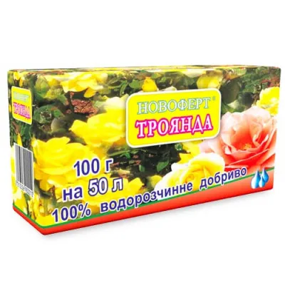 Добриво Новоферт Троянда 100г фото