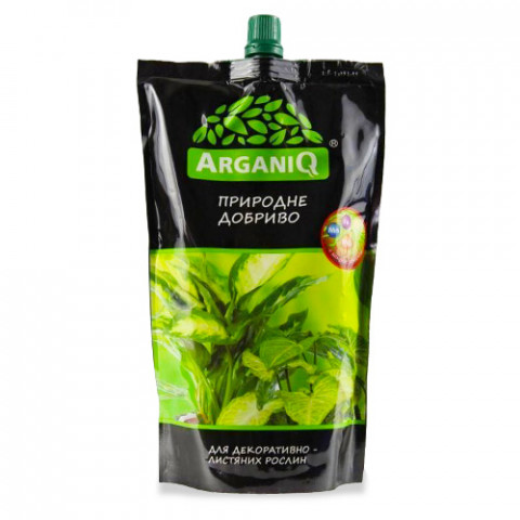Арганік (ArganiQ) природне добриво (для декоративно-листяних рослин) 500 мл фото