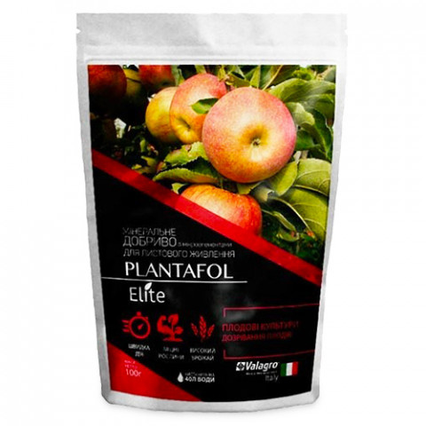 Комплексне мінеральне добриво для плодових культур, дозрівання плодів, Plantafol Elite (Плантафол Еліт), 100г, NPK 5.15.45 фото