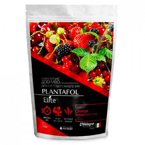Комплексне мінеральне добриво для суниці і ягідних культур, Plantafol Elite (Плантафол Еліт), 100г, NPK 20.20.20 фото