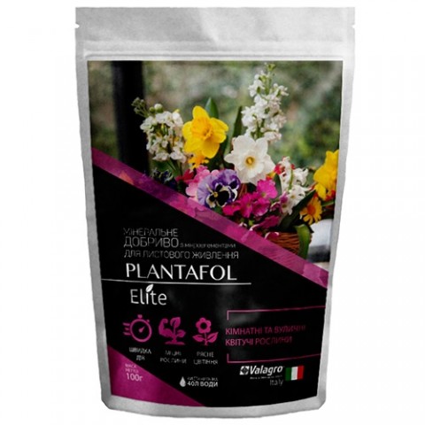 Комплексне мінеральне добриво для кімнатних і вуличних квітучих рослин, Plantafol Elite (Плантафол Еліт), 100г, NPK 10.54.10 фото