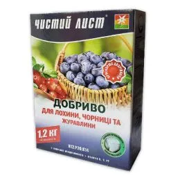 Добриво Чистий лист для Лохини, Чорниці і Журавлини 1,2кг фото