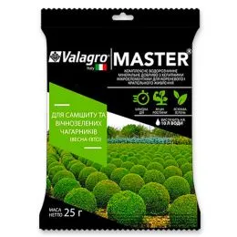 Комплексне мінеральне добриво для самшиту та вічнозелених чагарників Master (Майстер), 25г, NPK 17.6.18, Весна-Літо фото
