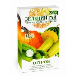 Добриво Зелений Гай Огірок Кавун Диня Кабачок 300 гр фото