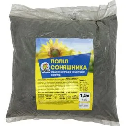 Попіл соняшника 1,5л фото