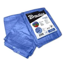 Тент водонепроникний, BLUE, 60 гр/м², размер 1,5 х 6м, PL1,5/6 фото