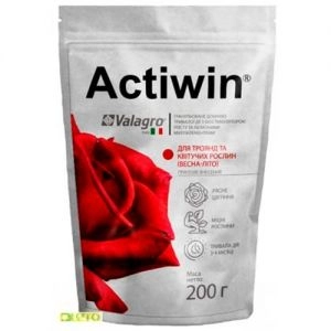 Комплексне мінеральне добриво для троянд і квітучих рослин Actiwin (Активін), 200г, NPK 12.5.20, Весна-Літо фото