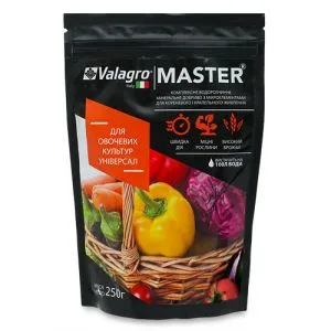 Комплексне мінеральне універсальне добриво для овочевих культур Master (Майстер), 250г, NPK 18.18.18 фото