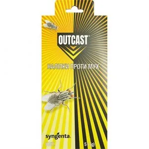 Наліпки від мух Outcast (5г), Syngenta фото