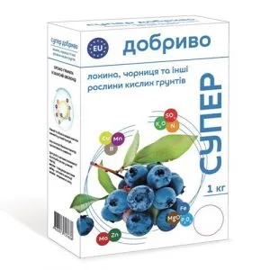 Добриво органо-мінеральне Супер лохини, чорниці, та інших рослин кислих грунтів 1кг фото