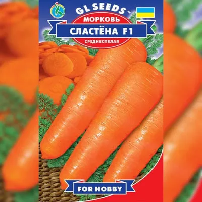 Морковь Сластена F1 20г фото