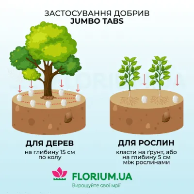 Удобрение длительного действия Jumbo Tabs 0,5кг фото
