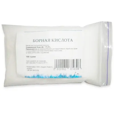 Борная кислота фото