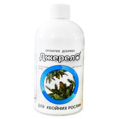 Органическое удобрение Джерело для хвойных растений фото