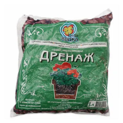 Дренаж керамзитовый 1л фото