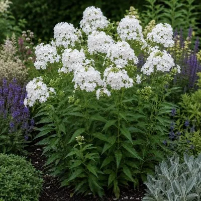 Флокс Paniculata White Admiral фото
