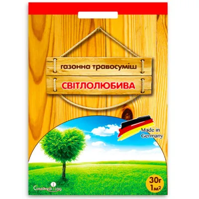 Газонная травосмесь Светолюбивая 30г фото
