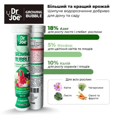 Удобрение Dr. Joe Универсальное для растений и цветов (14 таблеток) фото
