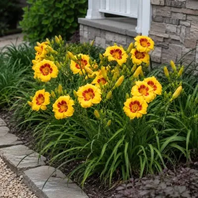 Лилейник Black Eyed Susan фото