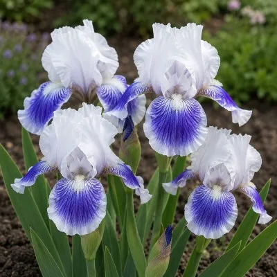 Ирис Pumila Big Blue Eyes фото