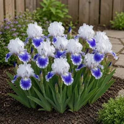 Ирис Pumila Big Blue Eyes фото