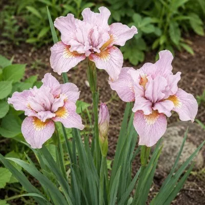 Ирис Sibirica Lemon Veil фото