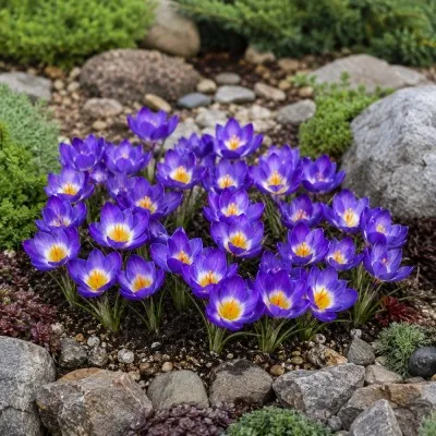 Крокус Tricolor фото