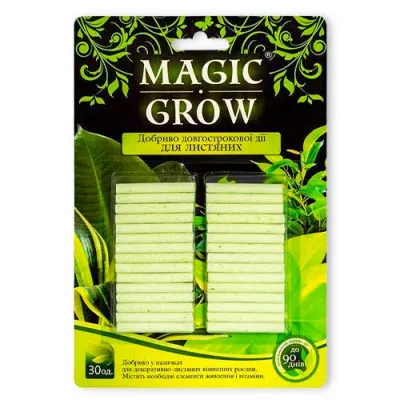 Удобрение Magic Grow длительного действия для лиственных растений фото