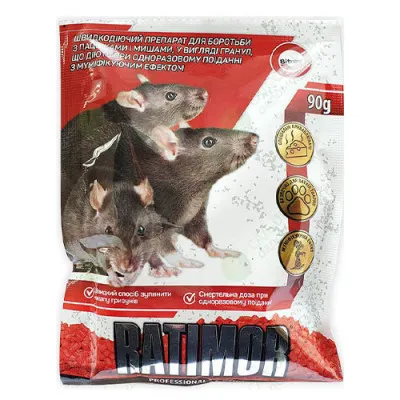 Родентицид Ratimor, 90г фото
