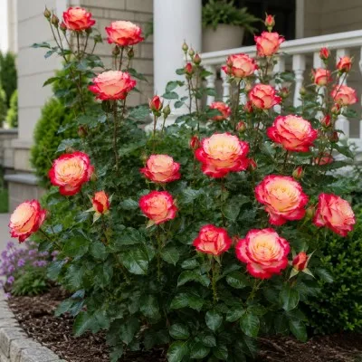 Роза Double Delight фото