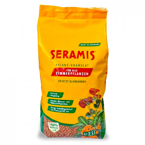 Гранулированная глина Серамис (Seramis) 2,5л фото