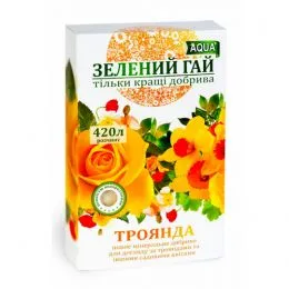 Удобрение Зеленый Гай Роза, Садовые цветы 300г фото
