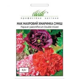 Мак махровый Облако смесь фото