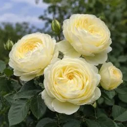 Роза штамбовая Pure Blonde фото