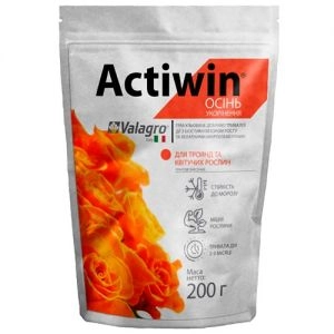Комплексное минеральное удобрение для роз и цветущих растений Actiwin (Активин), 200г, NPK 9.16.14, Осень фото