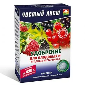 Чистый лист Удобрение для Плодовых и Ягодных кустарников 300г фото