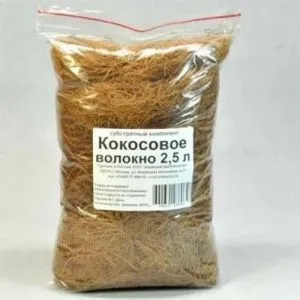 Кокосовое волокно 2,5л фото