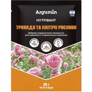 Удобрение Нутривант Розы и цветущие растения (для корневой и капельной подкормки), 25г фото