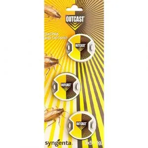 Ловушка от тараканов Outcast 3х5г (15г), Syngenta фото