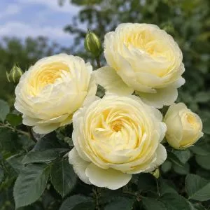 Роза штамбовая Pure Blonde фото