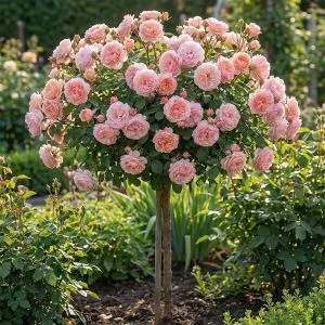 Роза штамбовая Rose de Tolbiac фото